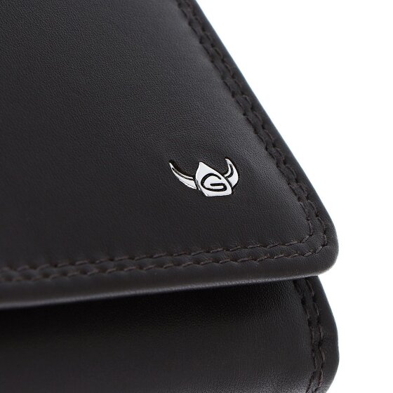 Golden Head Polo Cartera Bloqueo RFID Piel natural 10 cm