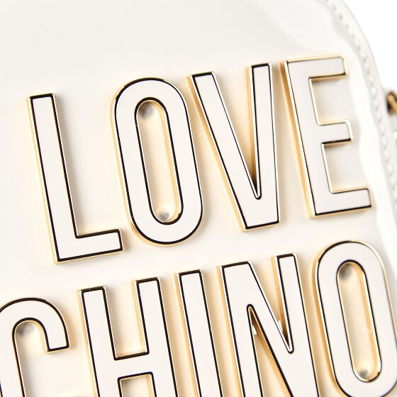 Love Moschino Enameled Logo Bolsa de hombro 20 cm