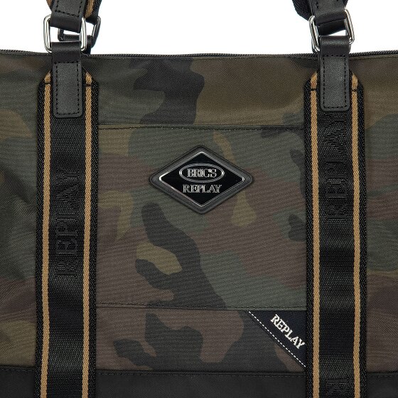 Bric's Replay Camouflage Bolsa de compras 26 cm
