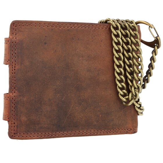 Greenland Nature Billetera Montenegro de cuero RFID 12 cm