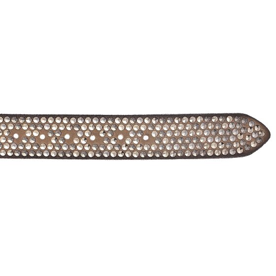 b.belt Cinturón de cuero con tachuelas