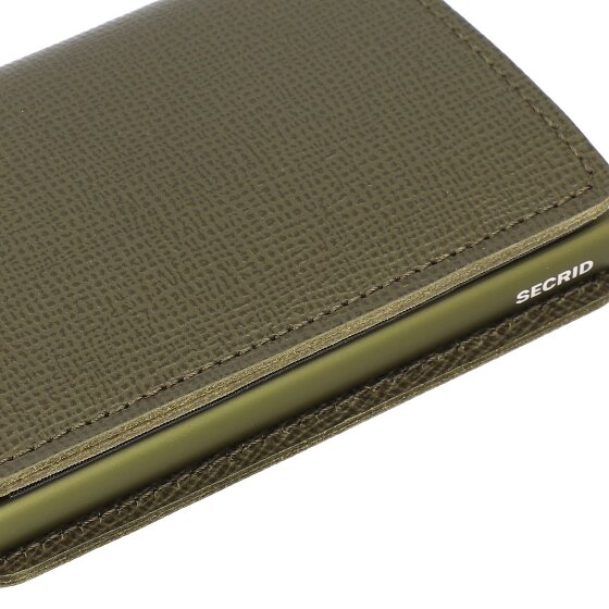 Secrid Slimwallet Crisple Funda para tarjetas de crédito Cartera de piel RFID 6,5 cm