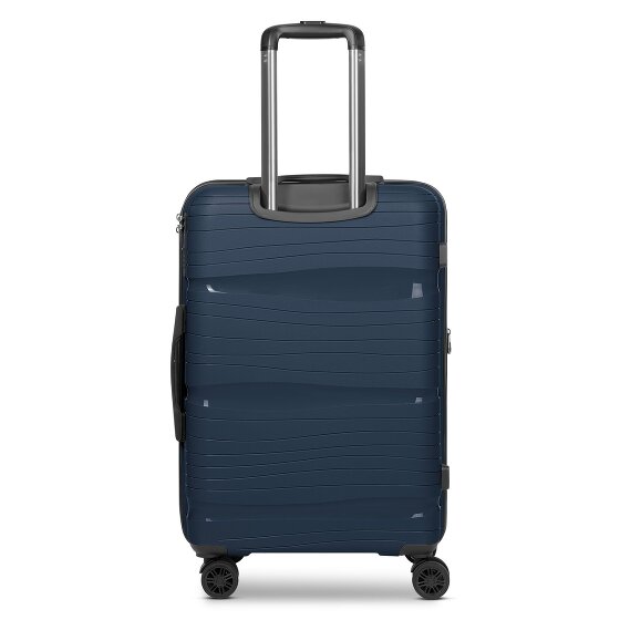 d&n Travel Line 4300-Plus 4 ruedas Carrito M 65 cm con pliegue de expansión