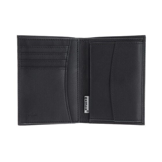 oxmox Leather Cartera Bloqueo RFID Piel natural 13 cm