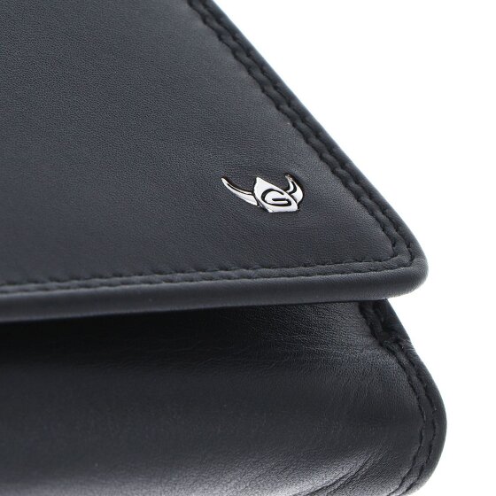 Golden Head Polo Cartera Bloqueo RFID Piel natural 14 cm