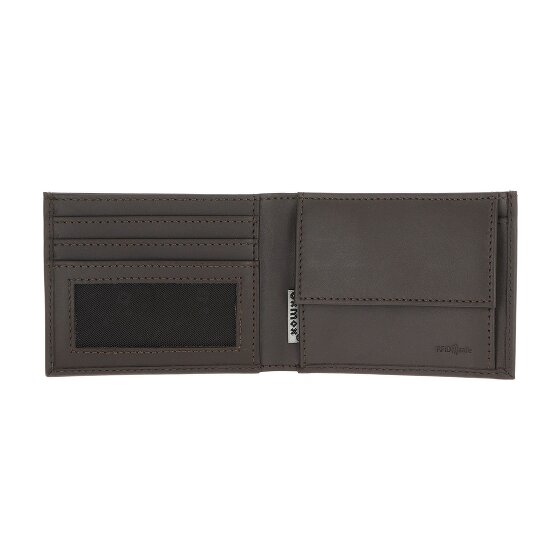 oxmox Leather Cartera Bloqueo RFID Piel natural 11 cm