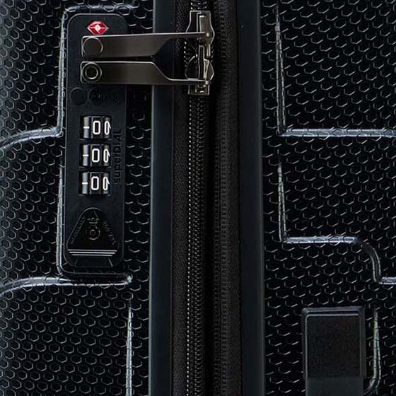 Echolac Exo 4 ruedas Juego de maletas 3 piezas con pliegue de expansión