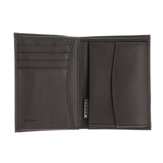 oxmox Leather Cartera Bloqueo RFID Piel natural 10 cm