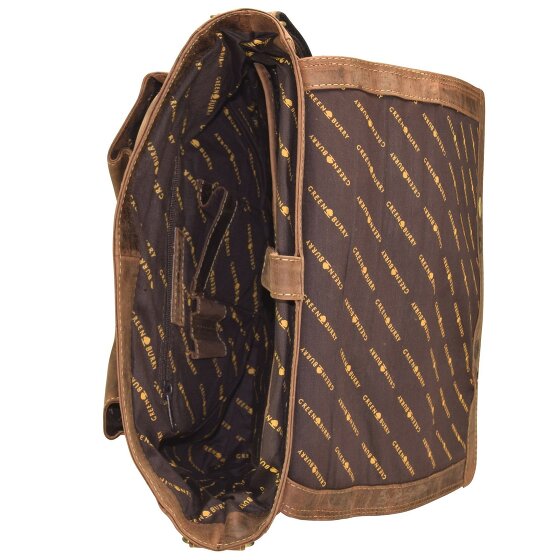 Greenburry Mensajero Vintage de cuero 35 cm