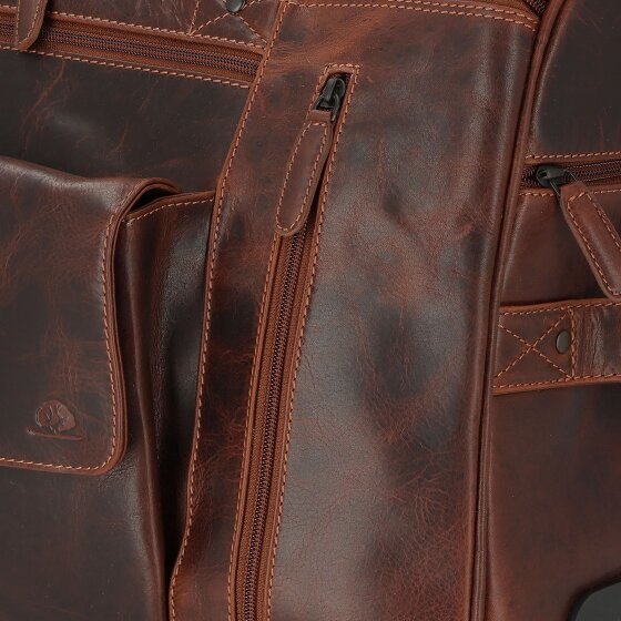 Greenburry Rugged 2 ruedas Bolsa de viaje Piel 53 cm