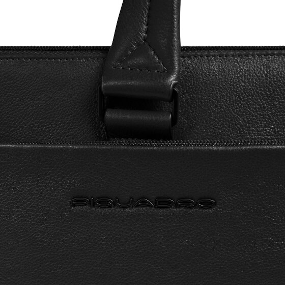 Piquadro Russel Maletín Protección RFID Piel 42 cm Compartimento para el portátil
