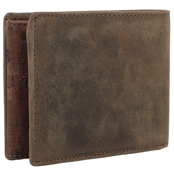 Greenland Nature Billetera de cuero RFID 11,5 cm