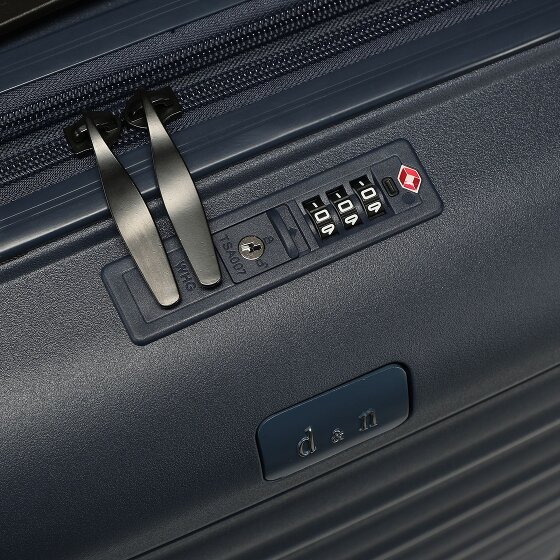 d&n Travel Line 4700 4 ruedas Carro de la cabina 55 cm con pliegue de expansión