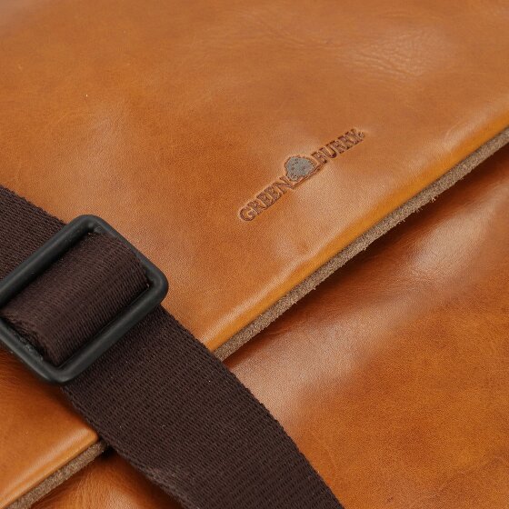 Greenburry Newport Mensajero Piel natural 35 cm