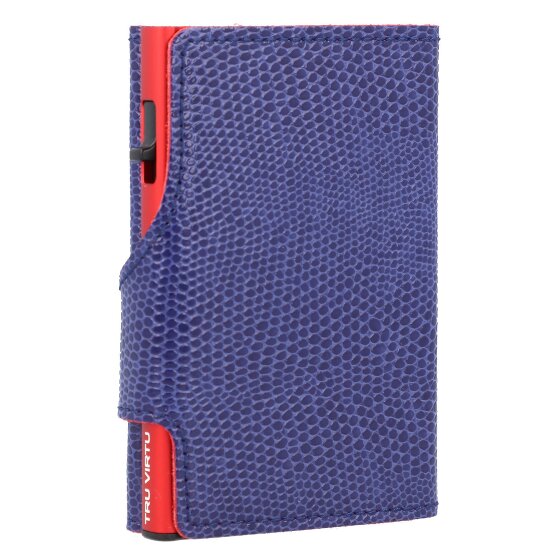 Tru Virtu Funda para tarjetas de crédito Click & Slide RFID Piel 6,5 cm