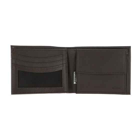 oxmox Leather Cartera Bloqueo RFID Piel natural 10 cm