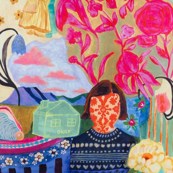 Oilily Painting Sabina Bolsa de compras 70 cm