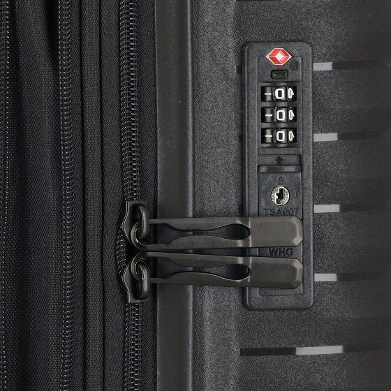 d&n Travel Line 4500 4 ruedas Carro de la cabina S 55 cm con pliegue de expansión