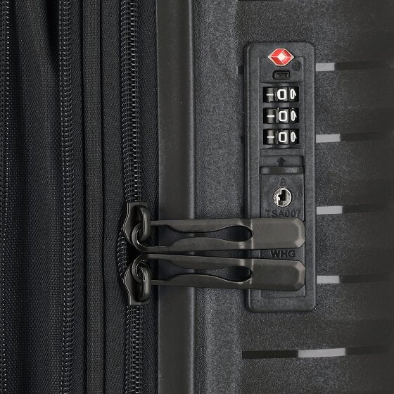 d&n Travel Line 4500 4 ruedas Carro de la cabina S 55 cm con pliegue de expansión