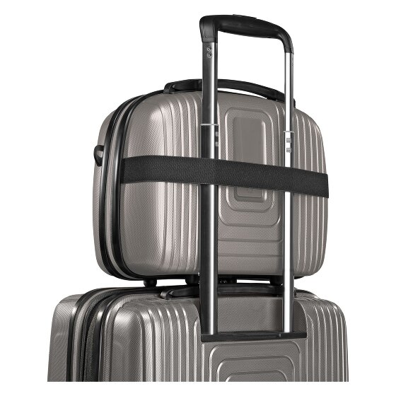 Redolz Juego de maletas Essentials 14 de 4 ruedas + neceser 4 pzs. con pliegue extensible