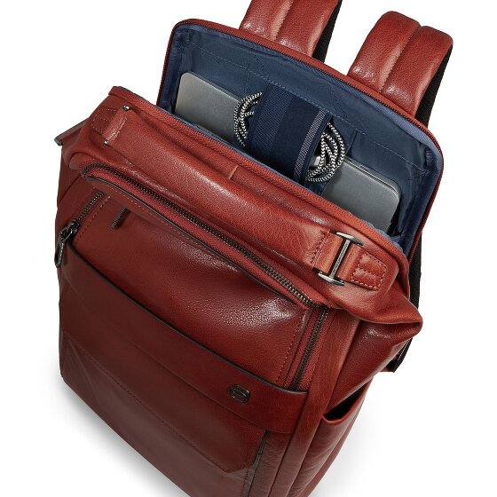 Piquadro Solm Mochila de día Piel 39 cm Compartimento para el portátil