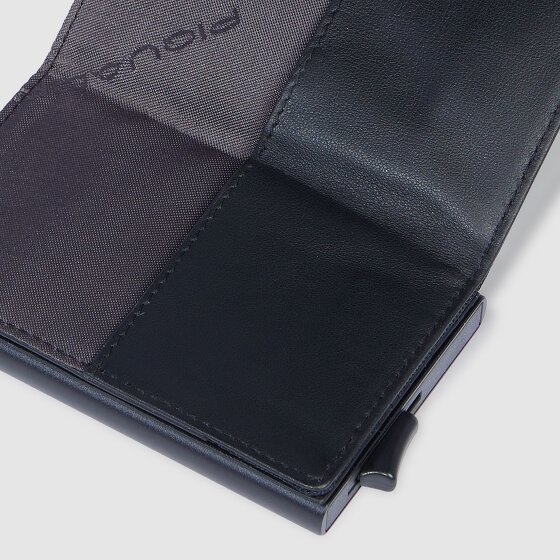 Piquadro PQ-Earth Estuche para tarjetas de crédito Protección RFID Piel 6.5 cm