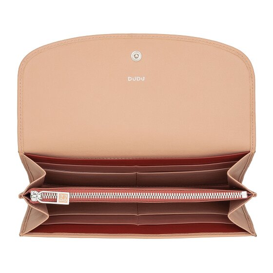 DuDu Cartera Gandia colorida de cuero RFID 19 cm