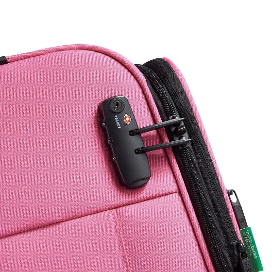 Delsey Paris x United Colors of Benetton BE Trolley de cabina de 4 ruedas 55 cm con pliegue extensible