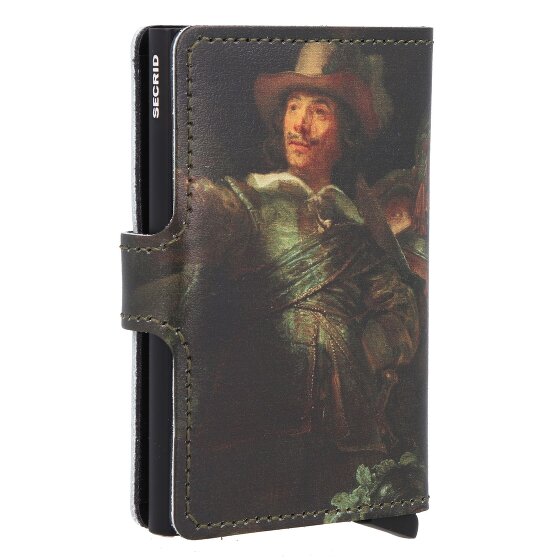 Secrid Estuche para tarjetas de crédito Art RFID de cuero 6 cm