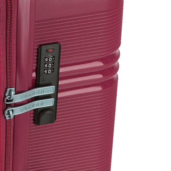 Gabol Saori 4 ruedas Juego de maletas 3 piezas con pliegue de expansión