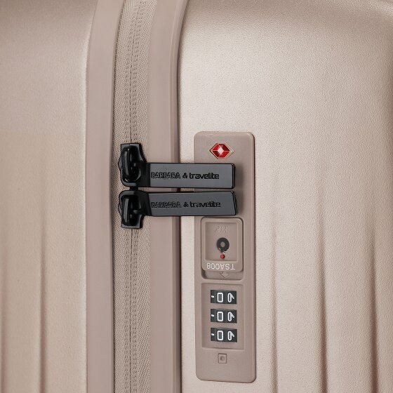 Travelite Barbara Novelty 4 ruedas Juego de maletas 3 piezas con pliegue de expansión