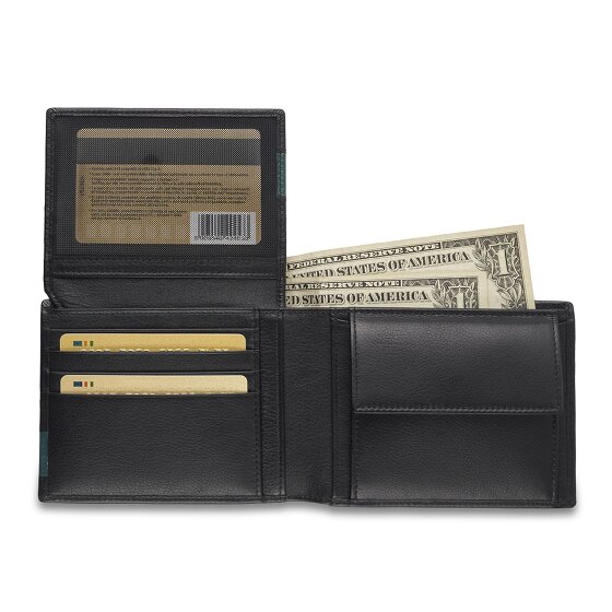 Roncato Monaco Cartera Protección RFID Piel 12.5 cm