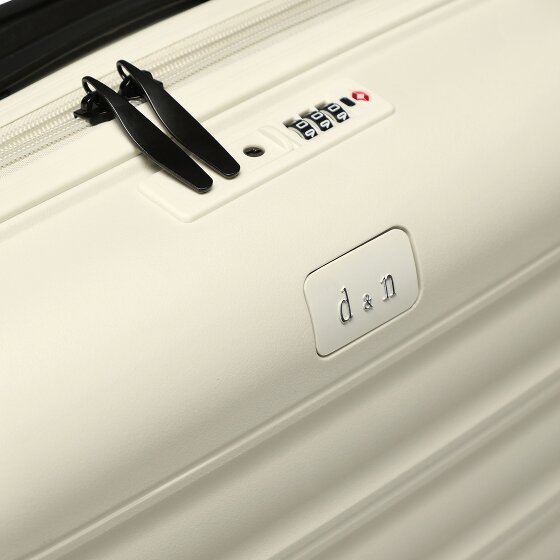 d&n Travel Line 4700 4 ruedas Carro de la cabina 55 cm con pliegue de expansión