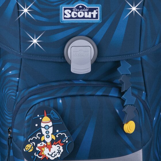 Scout Neo LED Juego de mochilas escolares 8 piezas