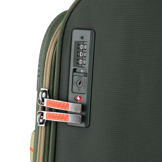 Travelite Color Craze 4 ruedas Juego de maletas 3 piezas con pliegue de expansión