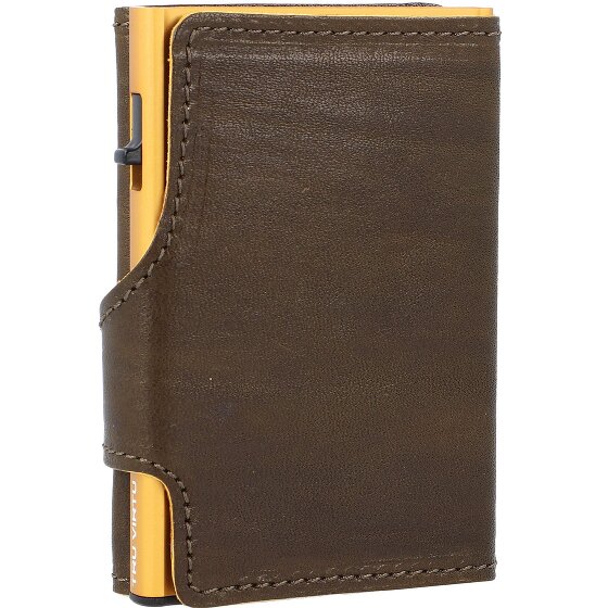 Tru Virtu Funda para tarjetas de crédito Click & Slide RFID Piel 6,5 cm
