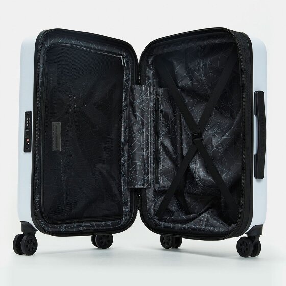 Mandarina Duck Tank Case 4 ruedas Carro de la cabina S 55 cm con pliegue de expansión