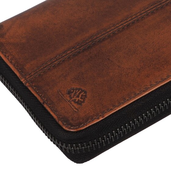 Greenburry Destressed Cartera Protección RFID Piel 13 cm