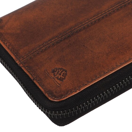 Greenburry Destressed Cartera Protección RFID Piel 13 cm