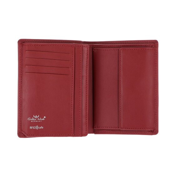 Golden Head Polo Cartera Bloqueo RFID Piel natural 9 cm