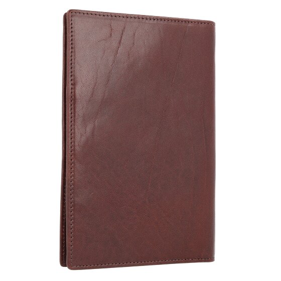 Esquire Funda para pasaporte Toscana de cuero RFID 12 cm