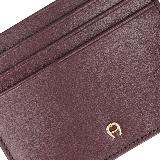 AIGNER Estuche para tarjetas de crédito Daily Basic de cuero de 10 cm