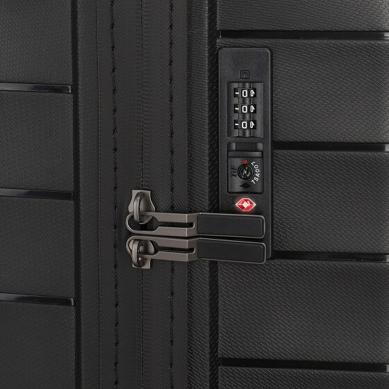 Travelite Mooby 4 ruedas Juego de maletas 3 piezas con pliegue de expansión