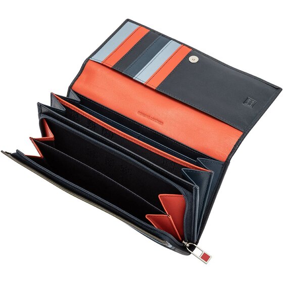 DuDu Cartera de cuero de 19 cm