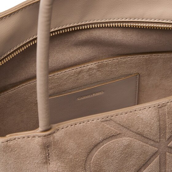 Calvin Klein Emblem AOP Bolsa de compras Piel 32 cm