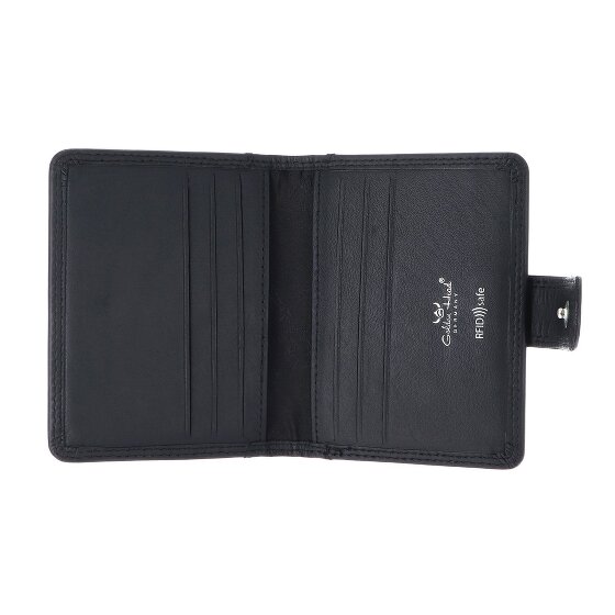 Golden Head Polo Estuche para tarjetas de crédito Bloqueo RFID Piel natural 8 cm