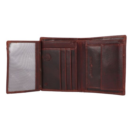 Greenburry Rugged Cartera Protección RFID Piel 12.5 cm