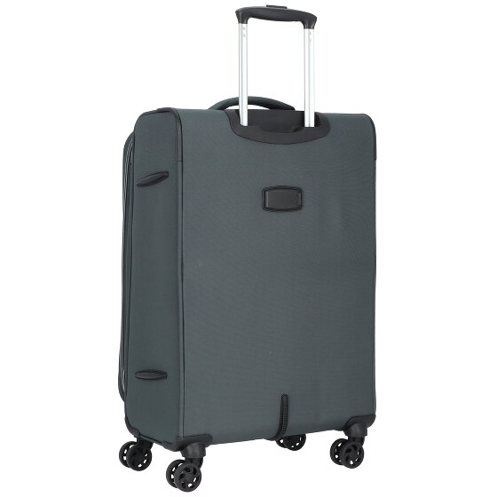d&n Travel Line 9204 4 ruedas Carrito M 66 cm con pliegue de expansión