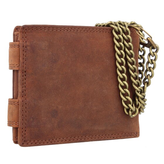 Greenland Nature Billetera Montenegro de cuero RFID 12 cm