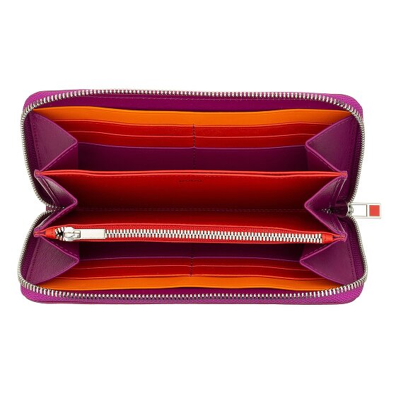 DuDu Cartera de cuero de 19 cm